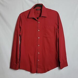 🖤5/$20🖤 STRUCTURE.. red, slim fit, button down shirt..